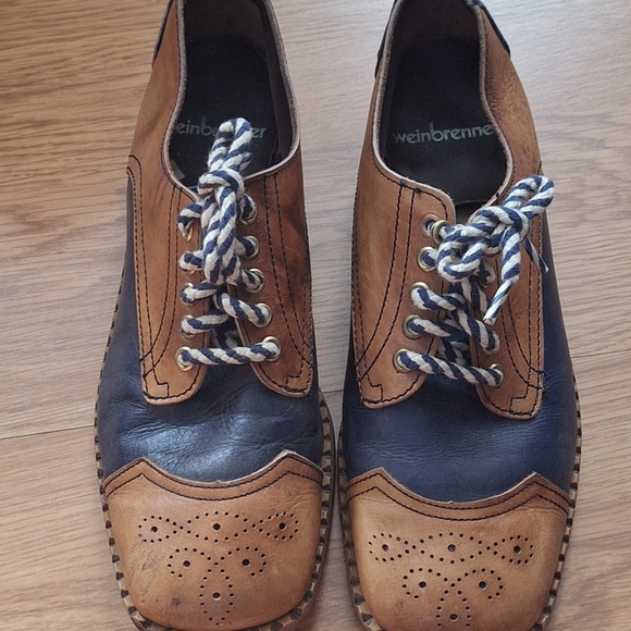 Weinbrenner Vintage Leather Shoes Size 9D - Picture 2 of 11